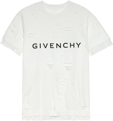 ジバンシィ SS23 ホワイトルーズフィットTシャツ レタープリント付き BM71GL3Y8Y100 Order ジバンシィ SS23 ホワイトルーズフィットTシャツ レタープリント付き BM71GL3Y8Y100