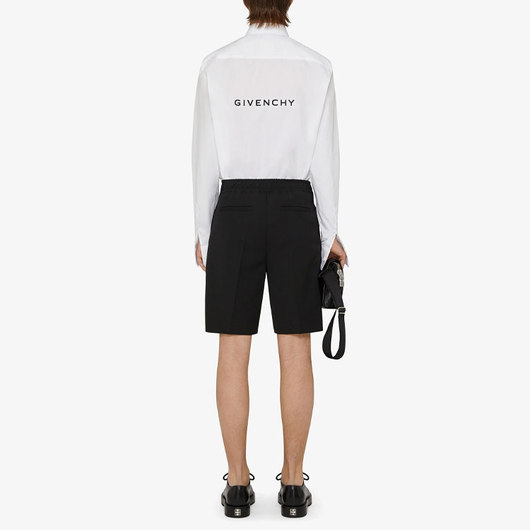 GIVENCHY SS23  White Plain Long Sleeve Button-Up Collared Shirt BM60QJ146X-100 圖 4