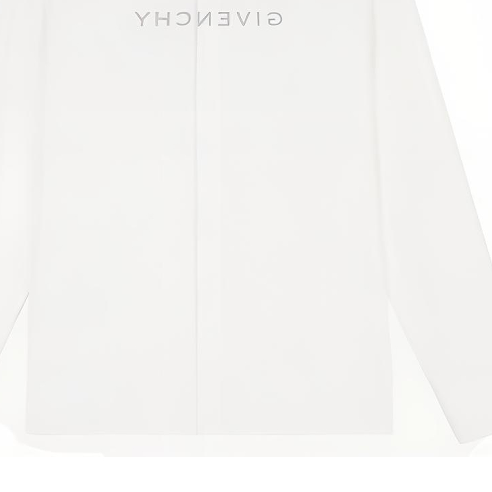 GIVENCHY SS23  White Plain Long Sleeve Button-Up Collared Shirt BM60QJ146X-100 圖 7