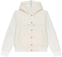 GIVENCHY SS23 White Solid Color Zip-Up Track Jacket BM011T6Y16-100 GIVENCHY SS23 White Solid Color Zip-Up Track Jacket BM011T6Y16-100