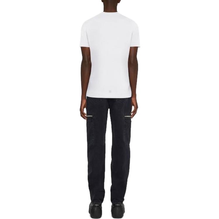 Purchase 纪梵希SS23白色短袖T恤 字母Logo印花设计 BM716G3YCA-100