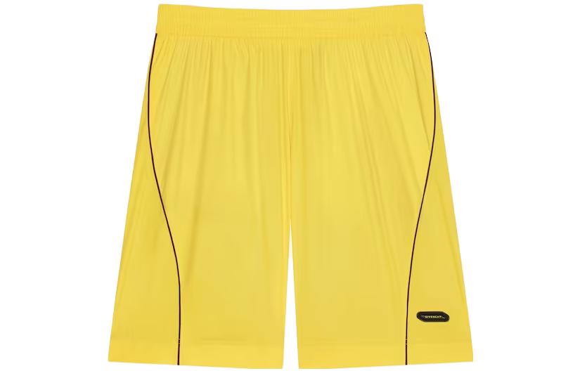 Givenchy SS23  Yellow Elastic Waist Casual Shorts. BM518Q14DG-700