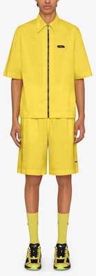 Givenchy SS23 Seluar Pendek Kuning Santai Pinggang Elastik. BM518Q14DG-700 Lookbook Givenchy SS23 Seluar Pendek Kuning Santai Pinggang Elastik. BM518Q14DG-700