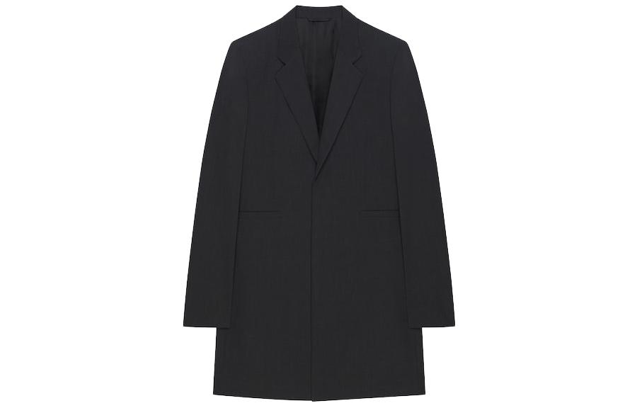 Givenchy SS23 Black Button-Up Collar Jacket BM30DN13MP067