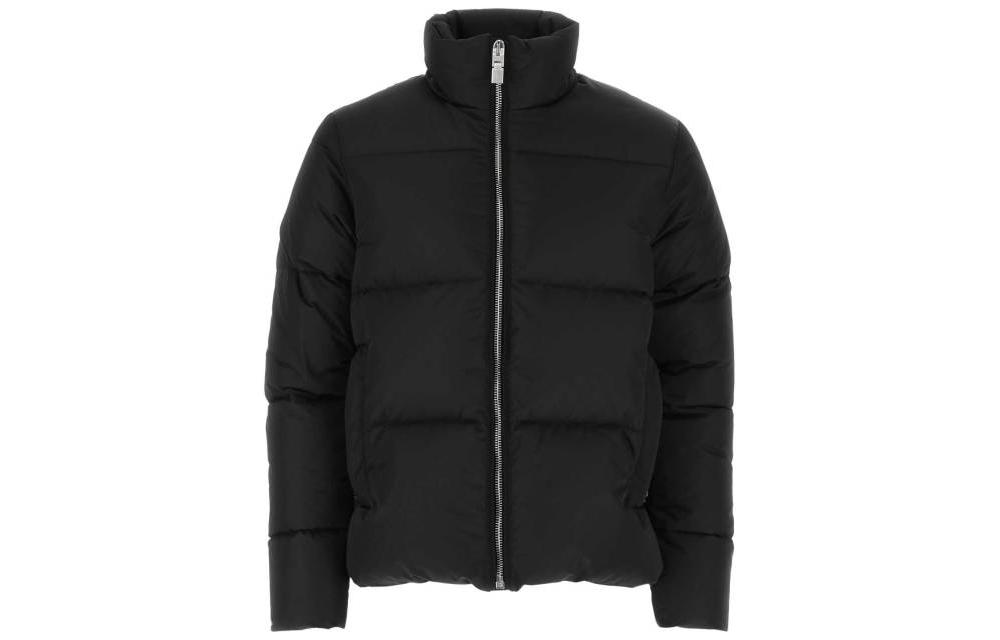 Givenchy SS23 Black Down-Filled Zip-Up Jacket with Stand Collar BM00ZY13YT001