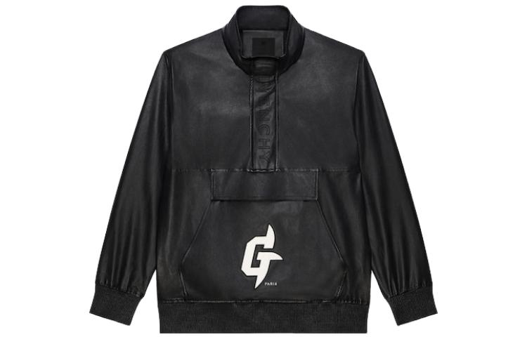 Givenchy SS23 Black High-Neck Long-Sleeve Jacket BM011D6003001