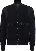 Givenchy SS23 Black Logo Embroidered Bomber Jacket Long Sleeve BM00R64Y82-001 Givenchy SS23 Black Logo Embroidered Bomber Jacket Long Sleeve BM00R64Y82-001