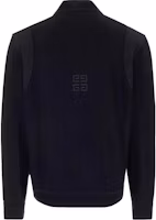 Lookbook Givenchy SS23 Black Logo Embroidered Bomber Jacket Long Sleeve BM00R64Y82-001