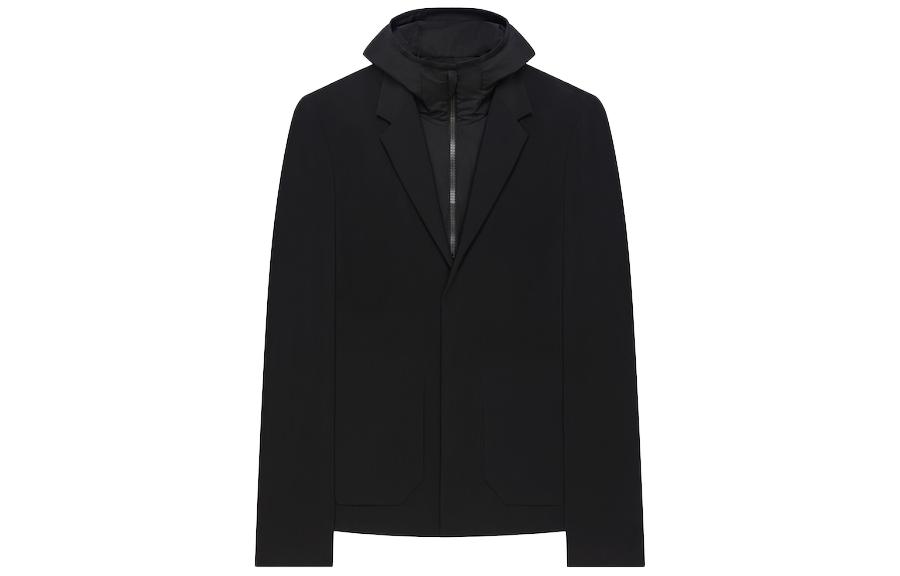 Givenchy SS23 Black Solid Color Long-Sleeve Jacket BM30D313SA-001