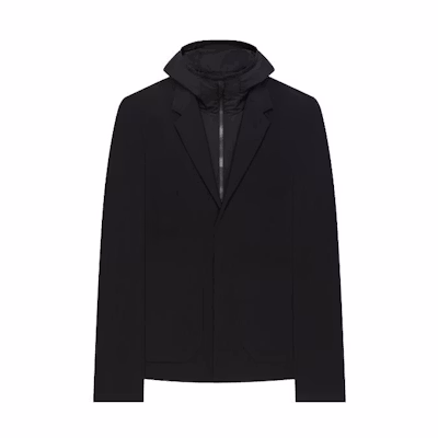 Givenchy SS23 Black Solid Color Long-Sleeve Jacket BM30D313SA-001