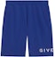 Buy Givenchy SS23 Blue Letter Print Elastic Waist Loose Fit Casual Shorts Men BM51863YAC-426
