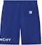 Lookbook Givenchy SS23 Blue Letter Print Elastic Waist Loose Fit Casual Shorts Men BM51863YAC-426