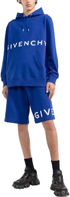 Givenchy SS23 Blue Letter Print Elastic Waist Loose Fit Casual Shorts Men BM51863YAC-426 Shop Givenchy SS23 Blue Letter Print Elastic Waist Loose Fit Casual Shorts Men BM51863YAC-426