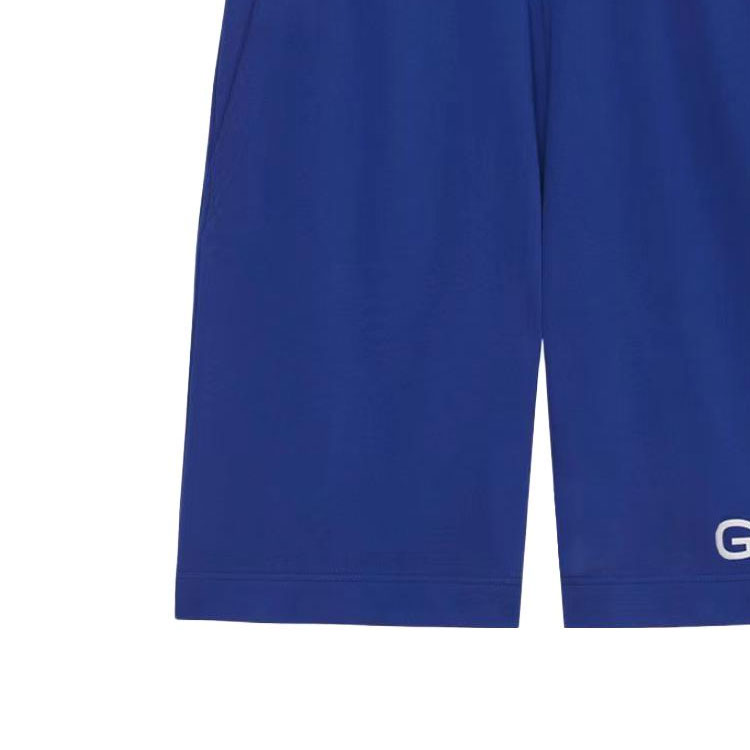 Sizing Givenchy SS23 Blue Letter Print Elastic Waist Loose Fit Casual Shorts Men BM51863YAC-426