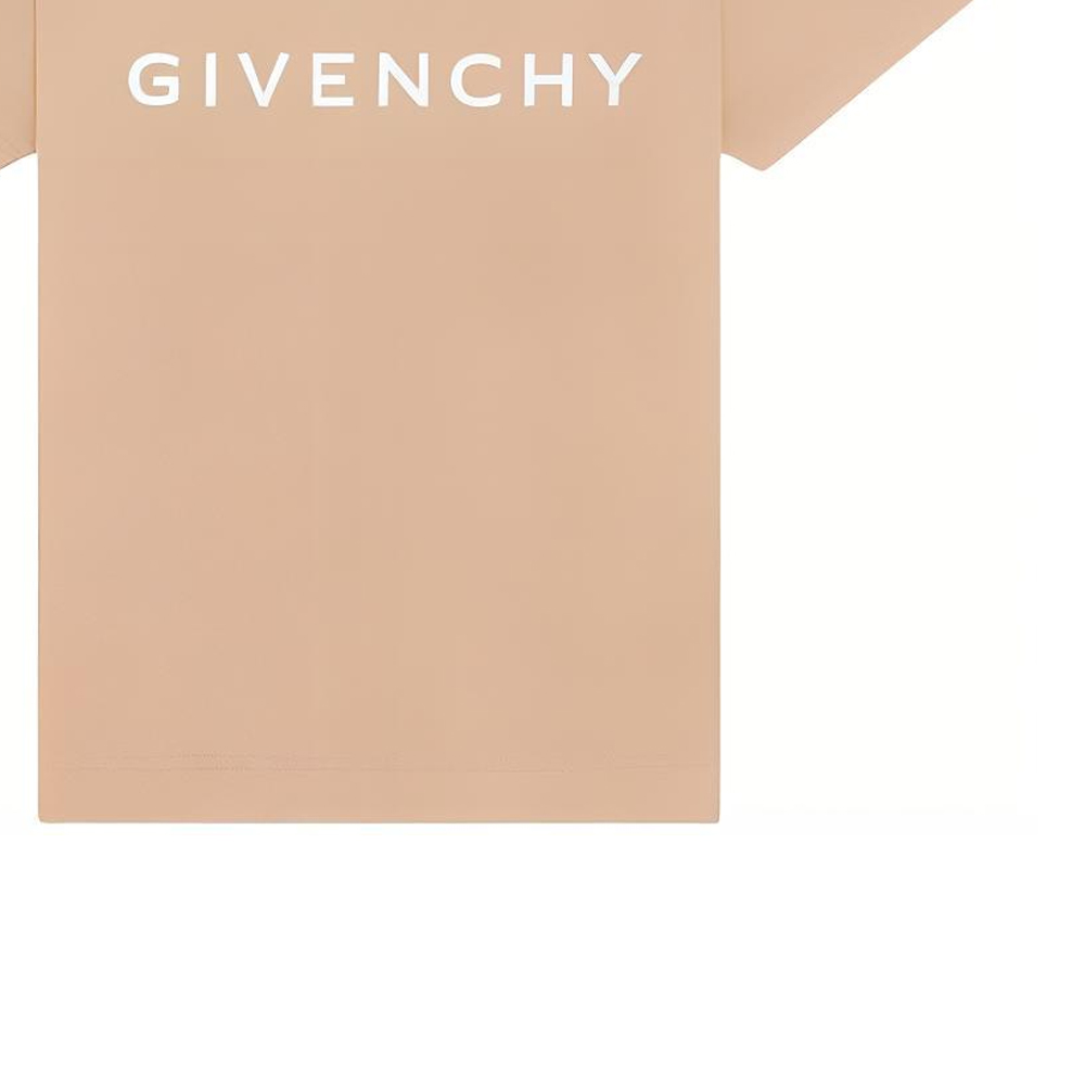 Givenchy SS23 Brown Letter Logo Print Short Sleeve T-Shirt . BM716G3YAC-280 圖 7