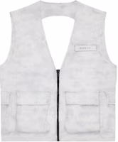 Givenchy SS23 Camo V-Neck Sleeveless Jacket Men’s Off-White BM011M14R3-255 Givenchy SS23 Camo V-Neck Sleeveless Jacket Men’s Off-White BM011M14R3-255