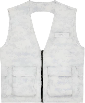 Givenchy SS23 Jaket Tanpa Lengan Camo Lelaki V-Leher Off-White BM011M14R3-255 Buy Givenchy SS23 Jaket Tanpa Lengan Camo Lelaki V-Leher Off-White BM011M14R3-255