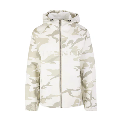 Givenchy SS23 Camouflage Print Long Sleeve Hooded Zip Jacket BM00WN14EW-274