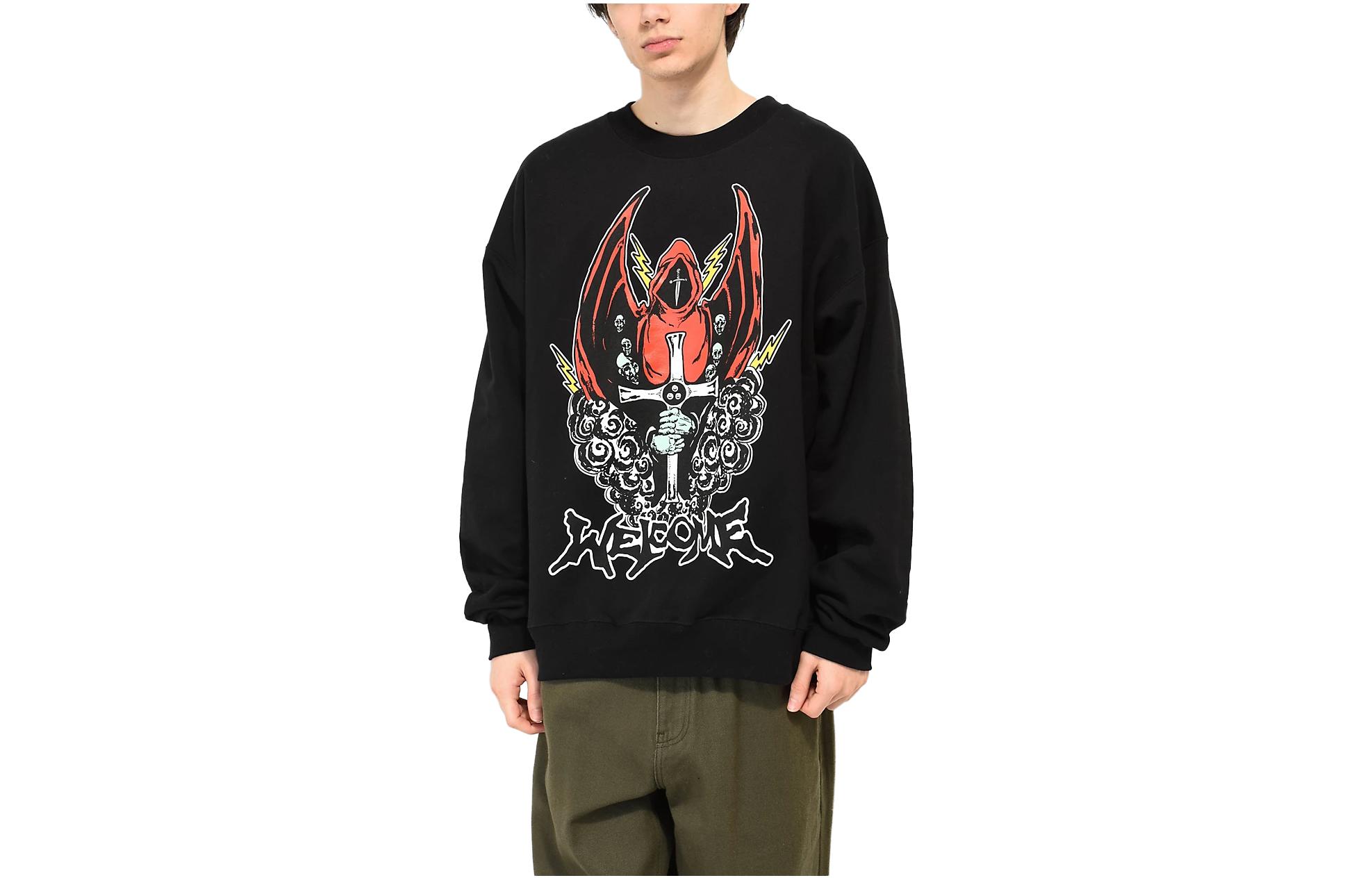 Givenchy SS23 Cartoon Print Sweatshirt Black () BM700C30AF-001