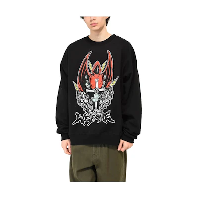 Givenchy SS23 Cartoon Print Sweatshirt Black () BM700C30AF-001