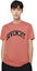 Shop Givenchy SS23 Coral Pink Logo Print Crewneck T-Shirt BM716N3YAA-685