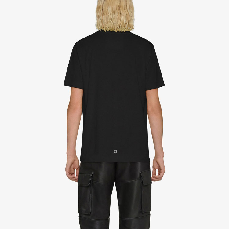 Givenchy SS23 Graphic Print Crewneck Short Sleeve T-Shirt Black . BM716G3YBC-001 圖 5