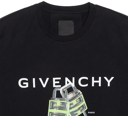 Camiseta Negra de Manga Corta Estampada Graphic Givenchy SS23. BM716G3YBC-001 Sizing Camiseta Negra de Manga Corta Estampada Graphic Givenchy SS23. BM716G3YBC-001
