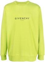 Givenchy SS23 Letter Print Crewneck Long Sleeve Sweatshirt Green BMJ0CB3Y6V-358 Givenchy SS23 Letter Print Crewneck Long Sleeve Sweatshirt Green BMJ0CB3Y6V-358