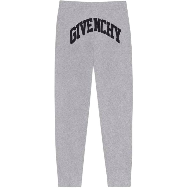 Givenchy SS23 Letter Print Elastic Waist Joggers Men’s Light Grey. BM519B3YAA055