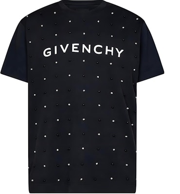 GIVENCHY SS23 字母印花星星裝飾男士黑色圓領T恤 BM716R3Y9Q-011 Order GIVENCHY SS23 字母印花星星裝飾男士黑色圓領T恤 BM716R3Y9Q-011