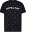 Order GIVENCHY SS23 字母印花星星裝飾男士黑色圓領T恤 BM716R3Y9Q-011