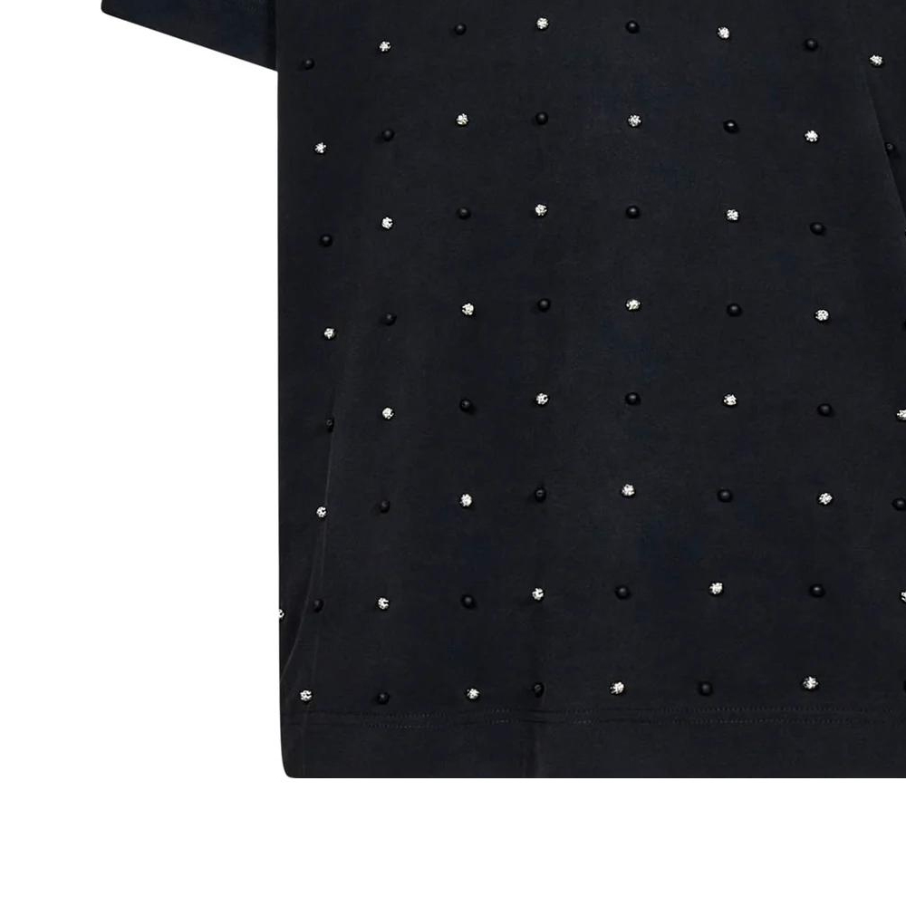 Purchase GIVENCHY SS23 字母印花星星裝飾男士黑色圓領T恤 BM716R3Y9Q-011