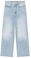 Givenchy SS23 Light Wash Mid-Rise Straight-Leg Jeans Men Light Blue BM51465Y6R-459 Givenchy SS23 Light Wash Mid-Rise Straight-Leg Jeans Men Light Blue BM51465Y6R-459