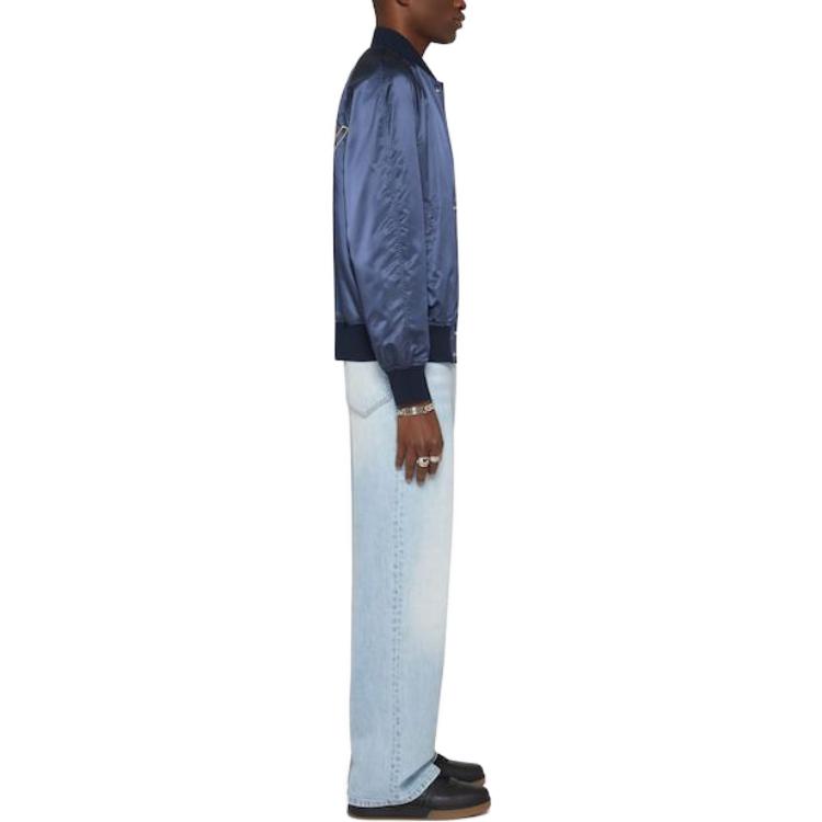 Purchase Givenchy SS23 Jeans Pria Light Wash Mid-Rise Straight-Leg Biru Muda BM51465Y6R-459