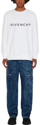 紀梵希 SS23 白色標誌印花圓領長袖衛衣 BMJ0HA3YAC-100 Lookbook 紀梵希 SS23 白色標誌印花圓領長袖衛衣 BMJ0HA3YAC-100