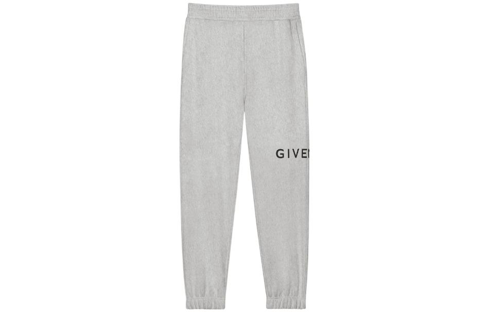 Givenchy SS23 Logo Print Mid-Rise Jogger Knit Pants Men’s Light Grey BM514M3YAC-055 圖 2