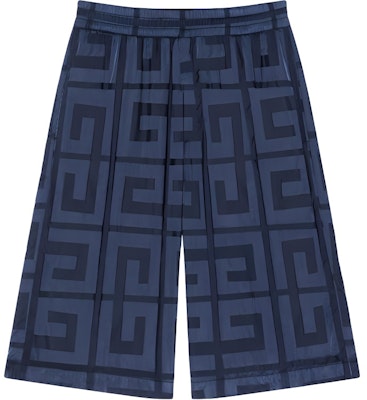 ジバンシィ SS23 ロゴプリント リラックスフィット ショーツ ブルー BM51A114UD-410 Buy ジバンシィ SS23 ロゴプリント リラックスフィット ショーツ ブルー BM51A114UD-410