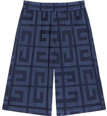 ジバンシィ SS23 ロゴプリント リラックスフィット ショーツ ブルー BM51A114UD-410 Order ジバンシィ SS23 ロゴプリント リラックスフィット ショーツ ブルー BM51A114UD-410