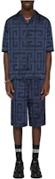 Lookbook Givenchy SS23 Logo Print Relaxed Fit Shorts Blue BM51A114UD-410