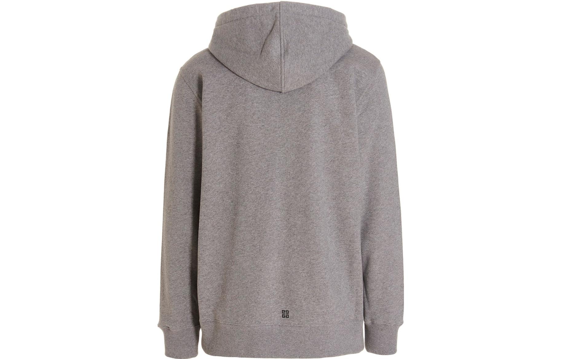 Lookbook ジバンシィ SS23 ロゴプリント ジップアップフーディージャケット グレー BMJ0K63YAA-055