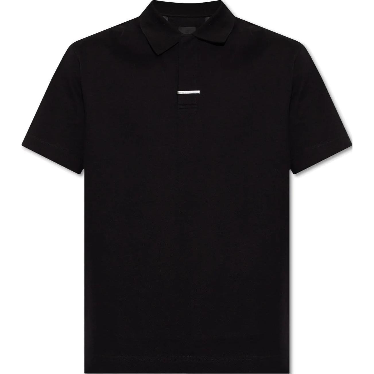 GIVENCHY SS23 Men’s Black Pin Embossed Solid Polo Shirt. BM71H13YE1-001