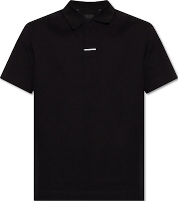 GIVENCHY SS23 Polo Shirt Pria Hitam Embossed Pin Solid. BM71H13YE1-001 Buy GIVENCHY SS23 Polo Shirt Pria Hitam Embossed Pin Solid. BM71H13YE1-001
