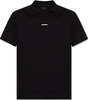 GIVENCHY SS23 Polo Shirt Pria Hitam Embossed Pin Solid. BM71H13YE1-001 Order GIVENCHY SS23 Polo Shirt Pria Hitam Embossed Pin Solid. BM71H13YE1-001