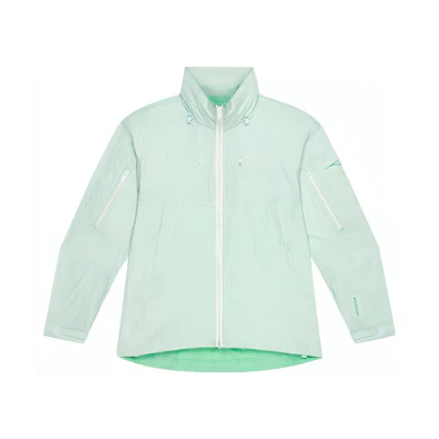 Givenchy SS23 Mint Green Letter Print Long Sleeve Jacket BM010M14QC-326