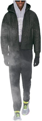 Givenchy SS23 Jaket Pria Olive Green Logo Embossed Lengan Panjang Monochrome GM2022111720 Buy Givenchy SS23 Jaket Pria Olive Green Logo Embossed Lengan Panjang Monochrome GM2022111720