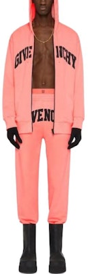 Givenchy SS23 男士粉色字母印花連帽拉鍊外套 BMJ0K63YCB-685 Lookbook Givenchy SS23 男士粉色字母印花連帽拉鍊外套 BMJ0K63YCB-685