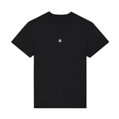 Givenchy SS23 Plain Round Neck Pullover Short Sleeve T-Shirt Black - BM716G3YCD-001