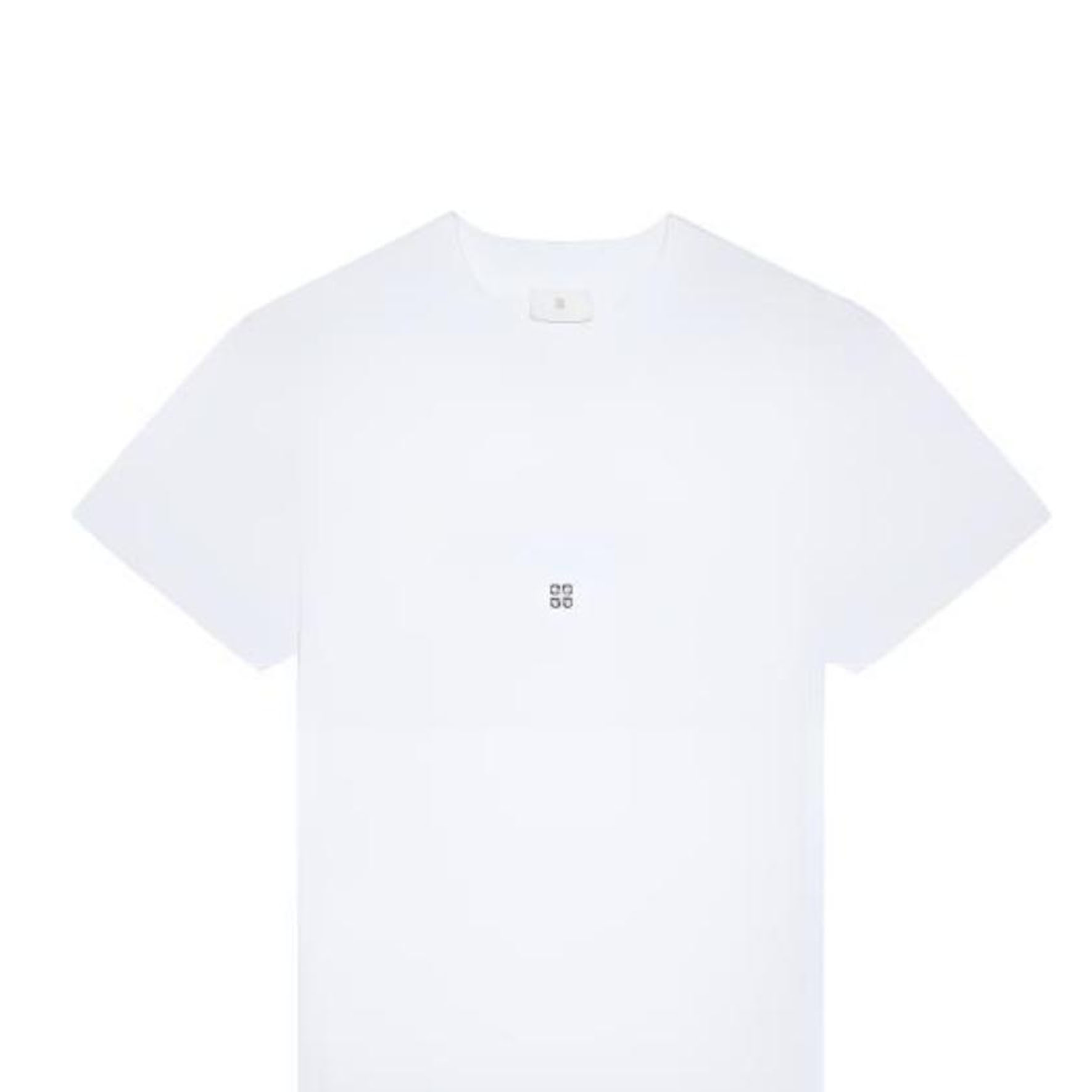 Details for Givenchy SS23 Plain White Crewneck Pullover Casual T-Shirt BM716G3YCD-100