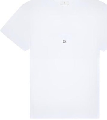 Givenchy SS23 Plain White Crewneck Pullover Casual T-Shirt BM716G3YCD-100 Sizing Givenchy SS23 Plain White Crewneck Pullover Casual T-Shirt BM716G3YCD-100