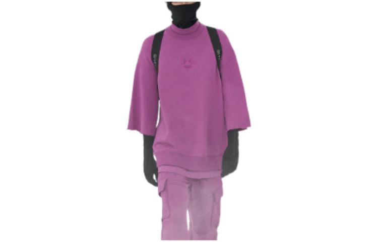 Givenchy SS23 Purple Graphic Print Pullover Sweatshirt for Men GM2022111725